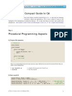 A Compact Guide To C#