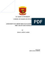 An Assessment of Credit Risk Management Practice in Abay Bank Full Research