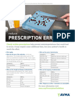 Prescription Errors Flyer