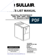 Sullair VARIABLE SPEED - 1800-2200-1800V-1809V-2200V-25-30HP