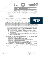 Sheet 5 - Phase Diagrams II