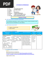 LUNES 02 DE OCTUBRE - MAT. Usamos El Reloj.