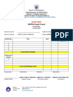 Compilation Scoresheet