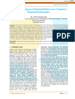 Analysing The Impact of Financial Ratios On A Company's Financial Performance