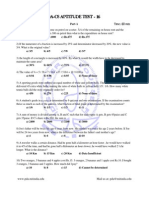 PDA CS Aptitude Test XVI