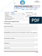 ICU Assessment Form