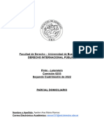 Derecho Internacional Publico: Parcial Domiciliario 