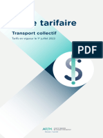 HTTPSWWW - Artm.quebecwp Contentuploads202307Grille Tarifaire 2023 2024 PDF