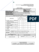 Lista de Cotejo Protocolo de Inseminacion