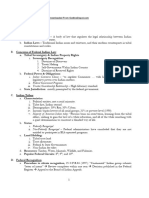 LAW 730 Federal Indian Law Outline