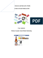 Case Study Molson - Social Media