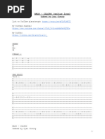 BAGS - CLAIRO Guitar Tabs