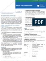 5.01 Cold Water Pipe Sizing Testing and Commissioning 2
