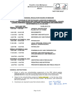 October 2023 PRC PLE Schedule and Reminders 2