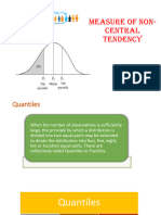 Measure of Non-Central Tendency