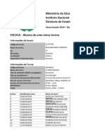 Ministério Da Educação Instituto Nacional de Estudos e Pesquisas Educacionais Anísio Teixeira - Inep Diretoria de Estatísticas Educacionais - Deed