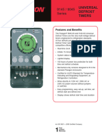 Defrost Timer Specs