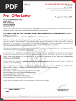 Anuj - Health and Care Pre Offer Letter 2023