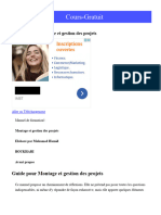 Tutoriel Sur Le Montage Et Gestion Des Projets - Cours Divers