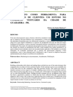 Atendimento Como Ferramenta para Fidelização de Clientes - Um Estudo No Comércio Vestuário Da Cidade de Guarabira - PB - Daiany Dos Santos Barbosa