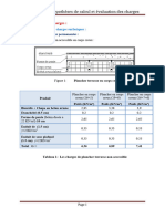 Evaluation Des Charges