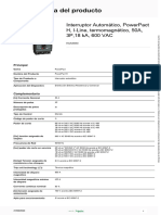 Interruptores en Caja Moldeada PowerPact Marco H - HGA36050