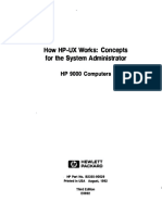 How HPUX Works Concepts For The System Administrator