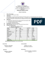 February Project Proposal For Improvement of Principals Office