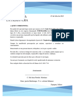 CARTA DE RECOMENDACIÓN (Mujer) .Laboral