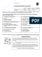 Evaluación de Lenguaje Mes de Agosto