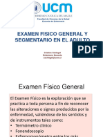 Examen Fisico General y Segmentario Ucm 2019