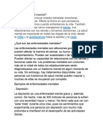 Qué Es La Salud Mental