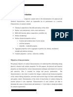 Catalyst Characterization