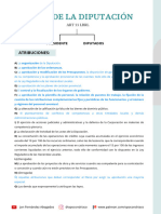 Atribuciones Presidente y Pleno de La Diputacion