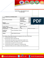 Individual Transition Plan - FUNCTIONAL ACADEMIC  