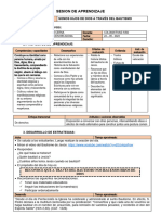 Sesion de Aprendizaje Religion Somos Hijos de Dios A Traves Del Bautizo Miercoles 24 de Mayo