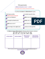 Les Determinants cm1 cm2