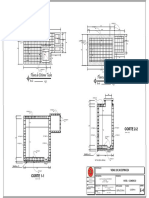 Plano de Cisterna Ciment. Plano de Cisterna Techo: CORTE 2-2