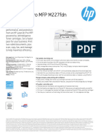 HP Laserjet Pro MFP M227Fdn: Datasheet