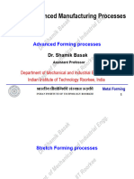 AMP (MIN572) Lecture 2 Forming