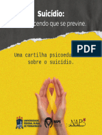 Cartilha - Suicídio É Conhecendo Que Se Previne