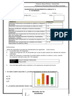 Diagnóstico Tercero Básico Unidad 4