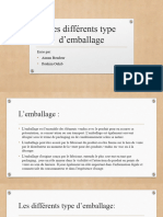 Les Différents Type D'emballage