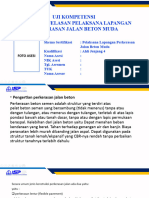 Pelaksana Lapangan Perkerasan Jalan Beton Muda