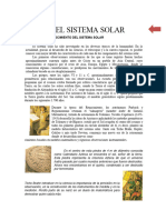 Ciencias Naturales Física 2do Medio Unidad El Sistema Solar y El Universo