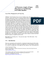 The Influence of Pressure Angle of Spur Gears On Bending Stress Considering The Effect of Root Fillet Radius