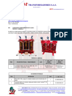 Transfo Trifásico Seco 225 kVA 33000kv A 208 V