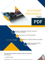 Tranport Phenomena Presntation