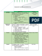 Plan de Trabajo de Talleres Socioemocional