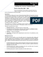 International Auditing and Assurance Standards Board Draft Action Plan 2005 - 2006